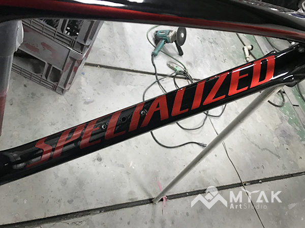 イメージチェンジ！！ 自転車フレームカスタムペイント！ | 株式会社